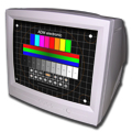 CRT Multisync Monitor für Lichtgriffel Steuerung CRT Monitor Lichtgriffel Desktop