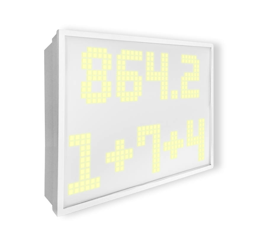 Display LED compatto per numeri dei canti
